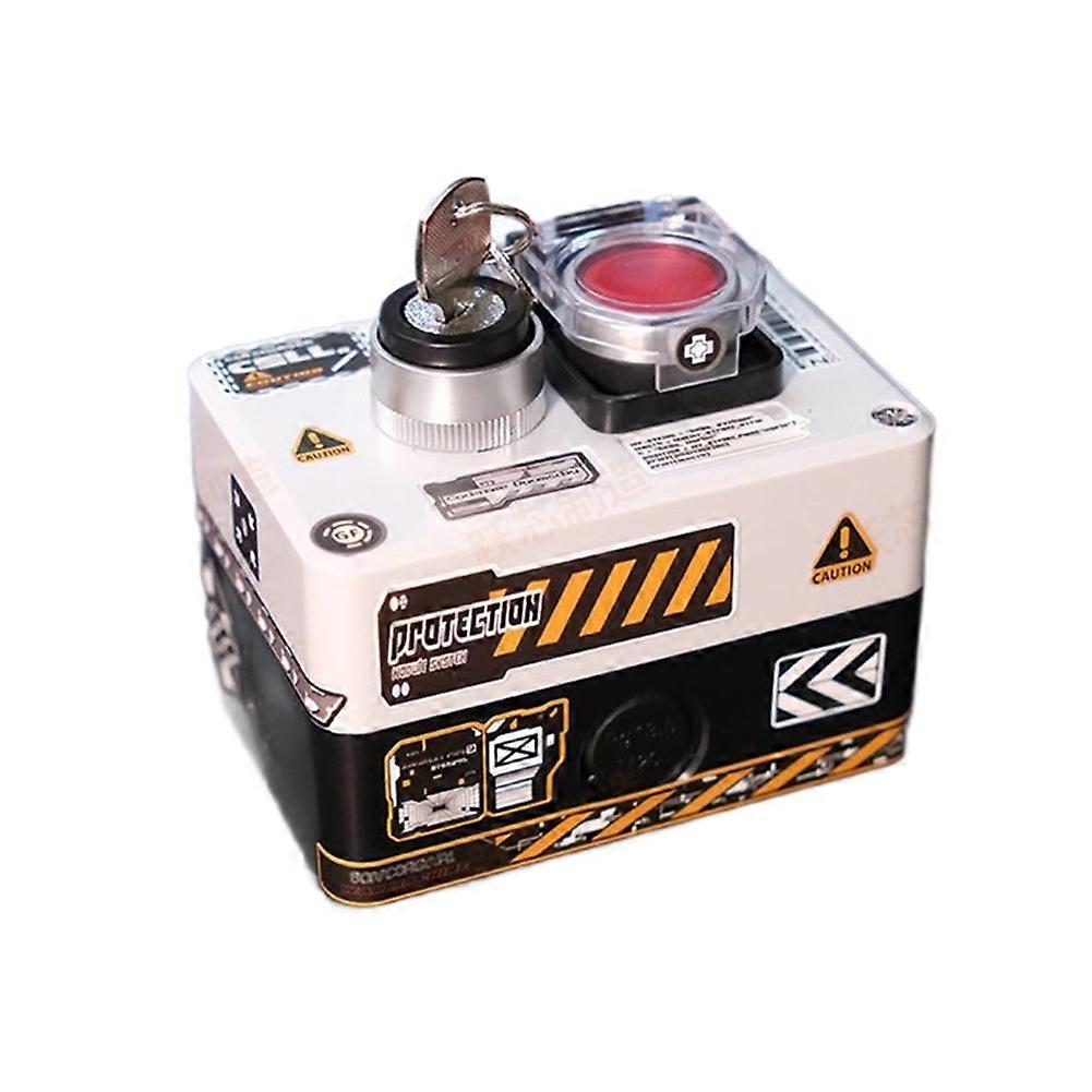 Wireless Computer Host Chassis Power on/Off Button Remote Button Desktop External Major Decision Dual Switch White