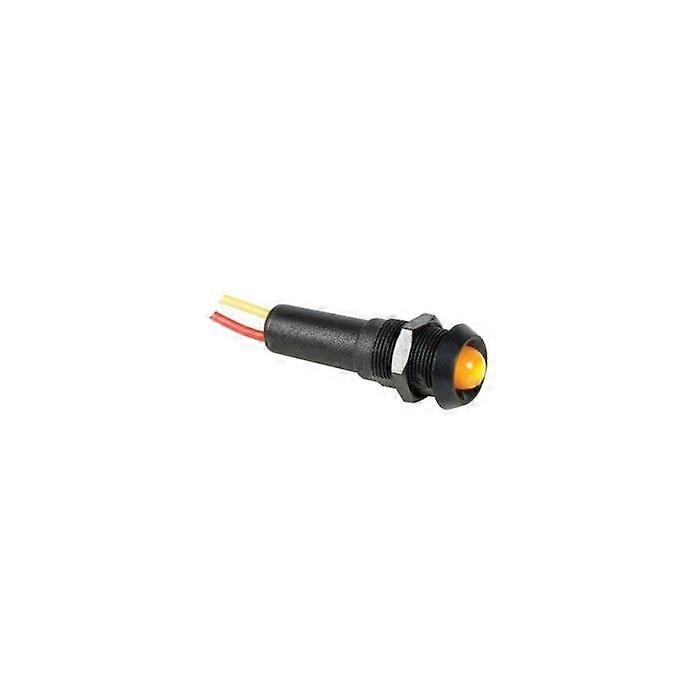 Gul LED-lys 24v - Sort hus