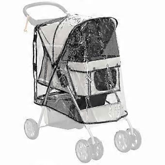 Pet Stroller Rain Protector with Rear Access, Compatible with Dog Prams, Weatherproof Cover, Discounted Price