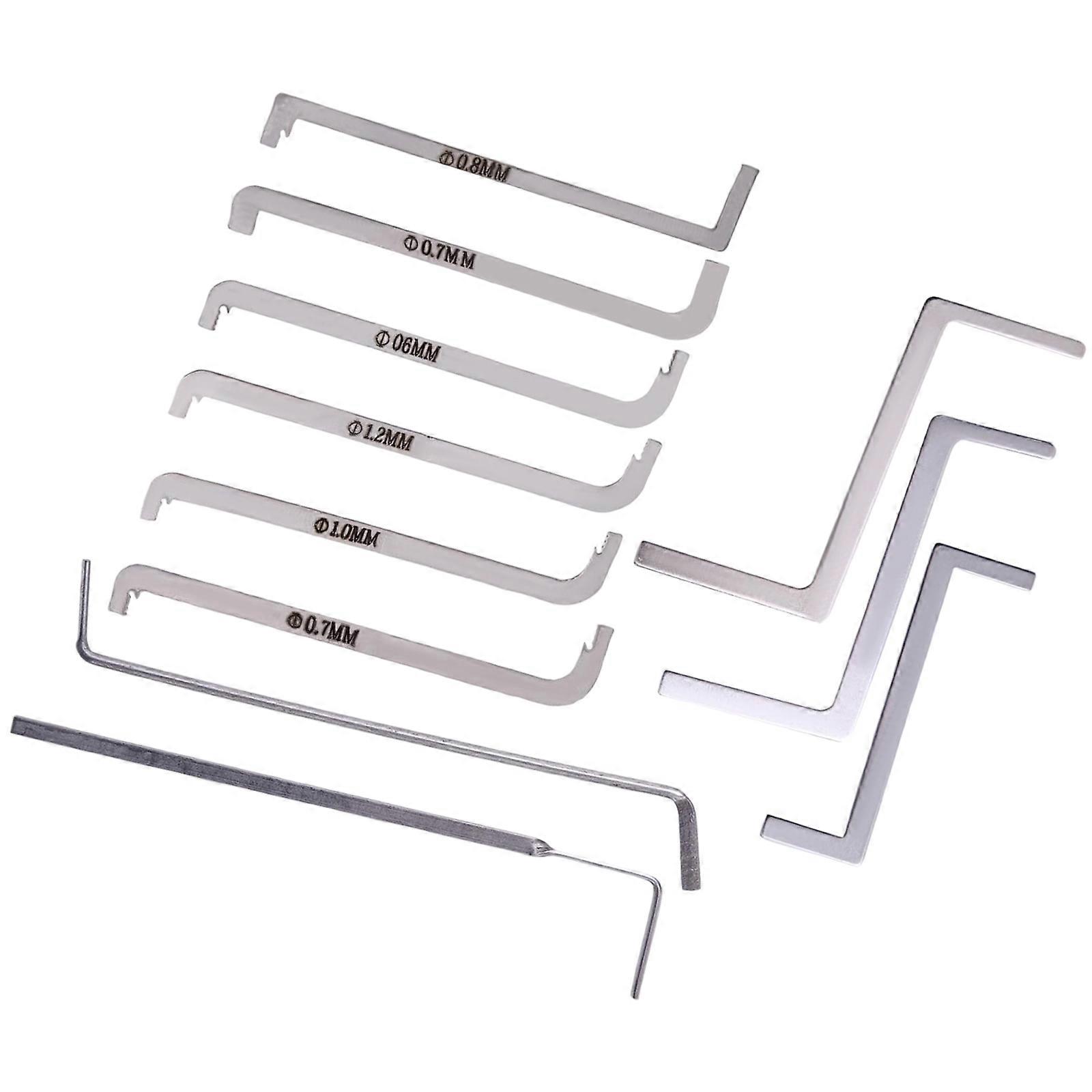 Ergonomic 11pc ZONE Shape Screwdriver and Tool Set Thin Permanent Untarnished Repair Set Multicolor