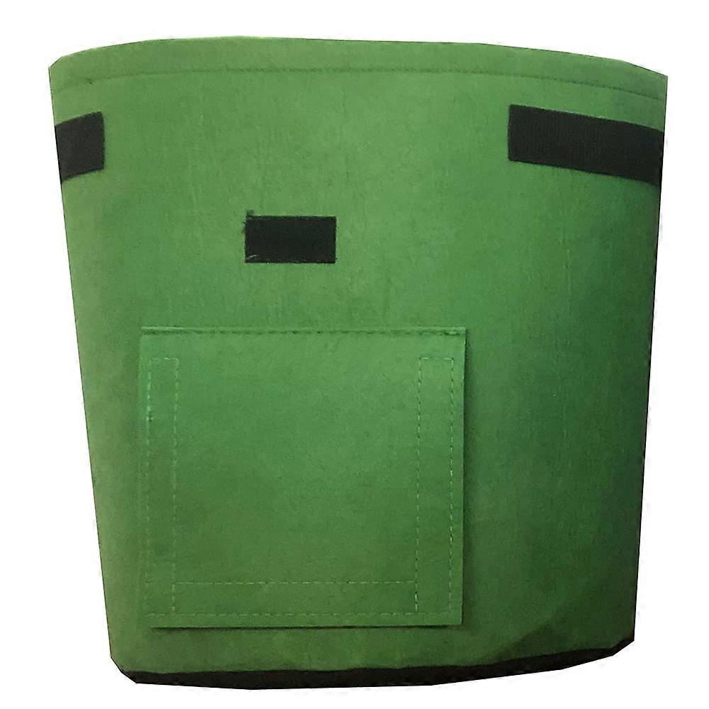 Grow Bags with Window for Vegetables, Breathable Fabric Planter, Foldable Root Vegetable Bag