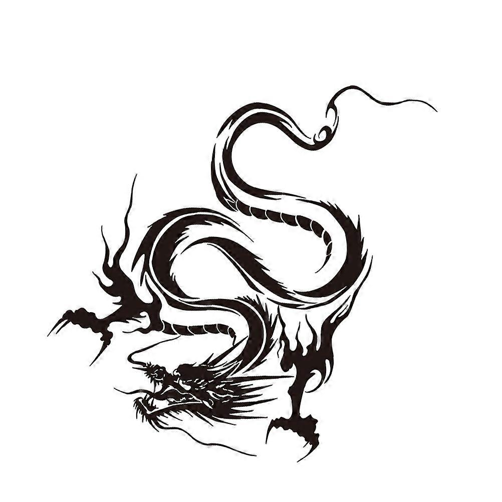 Car Sticker Dragon for Engine Cover 1Pcs Waterproof PVC