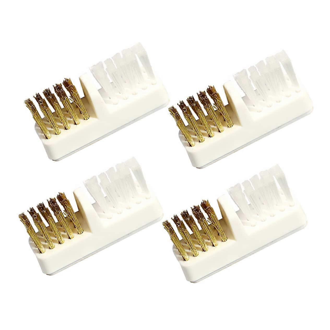 Nail Drill Cleaning Brush Kit for Manicure Bits, Effective Dust Removal, Durable Copper Bristles