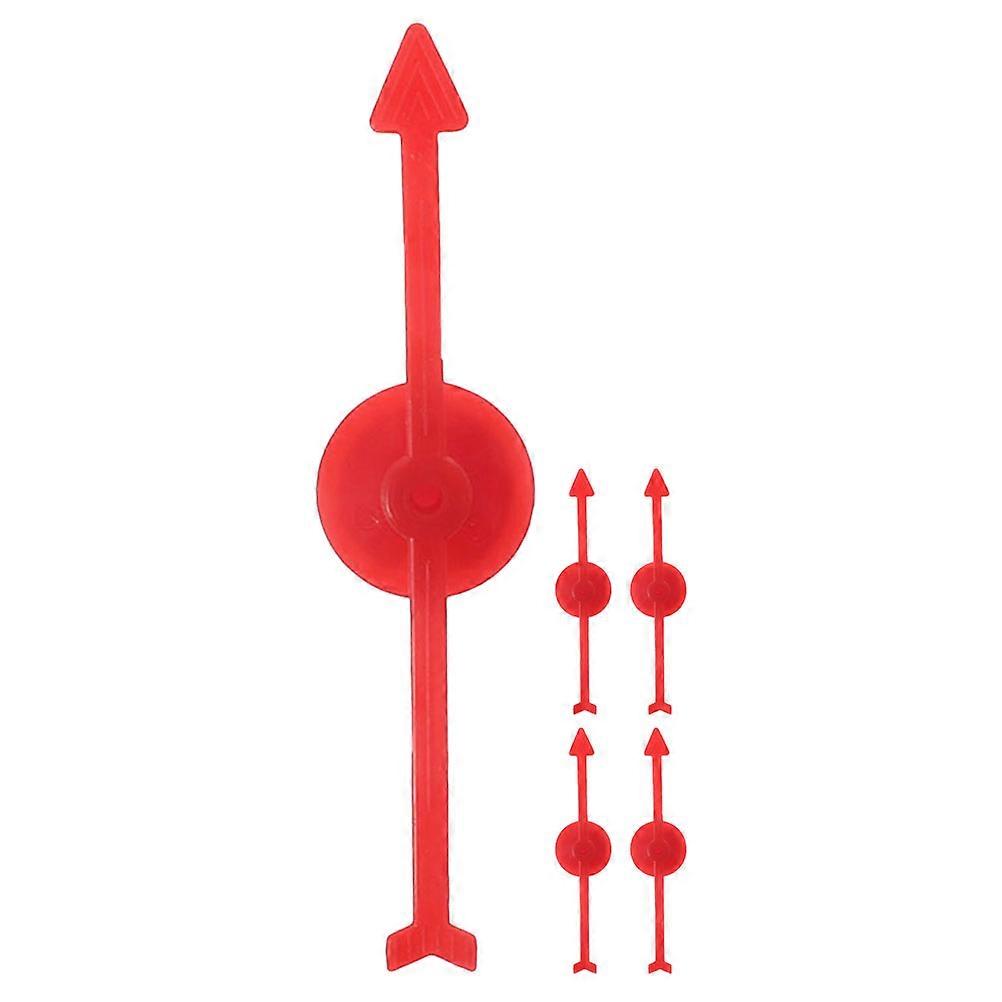 Board Game Arrow Plastic for Playing 5Pcs Red ABS Components