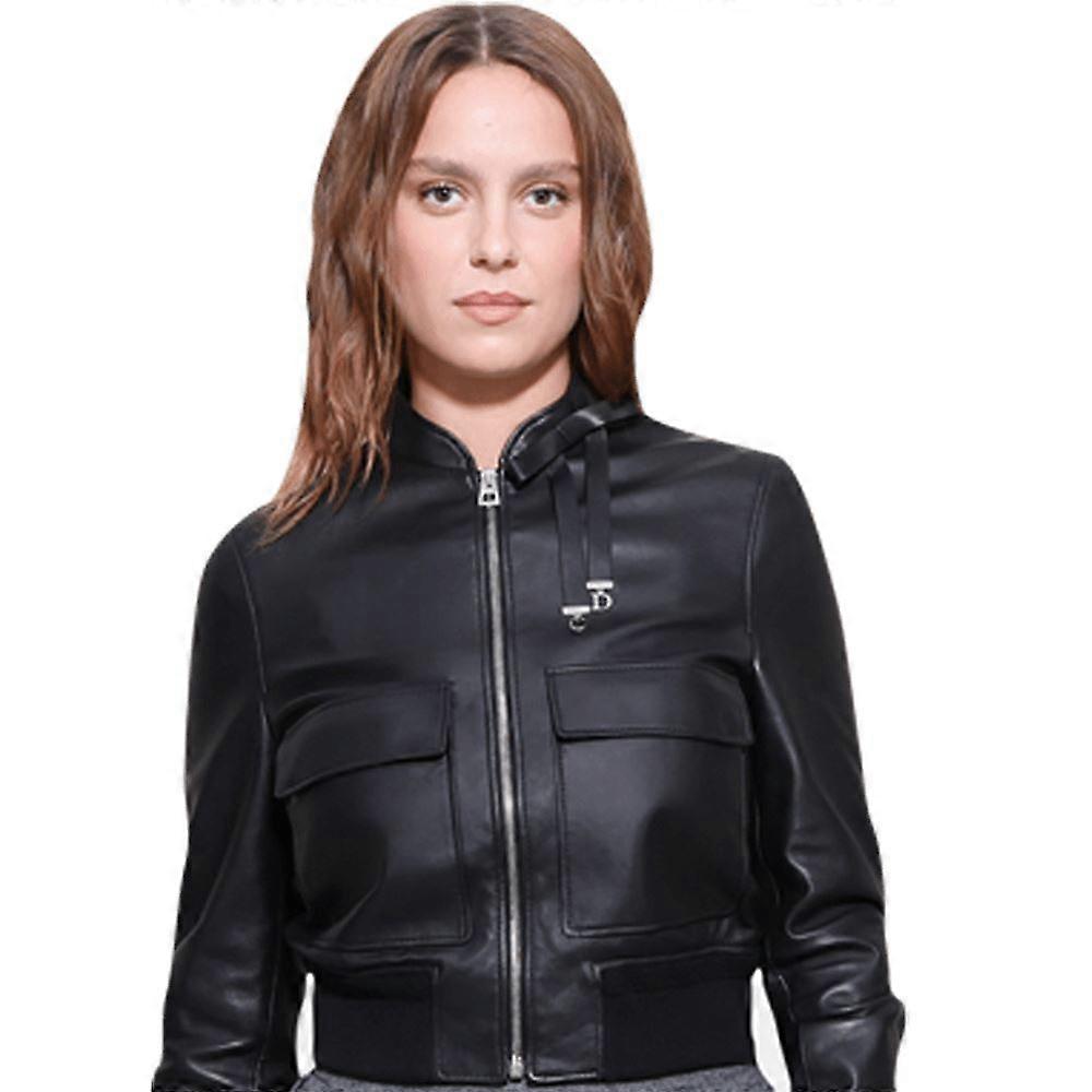 Angelina Woreth (Leather Jacket) Half Body Buddy Cutout