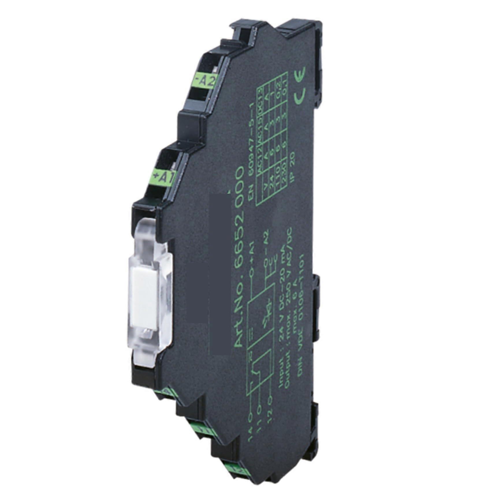 24V 0.5A Optocoupler Transistor Module for Industrial Automation, Compact LongLife Design 6652500
