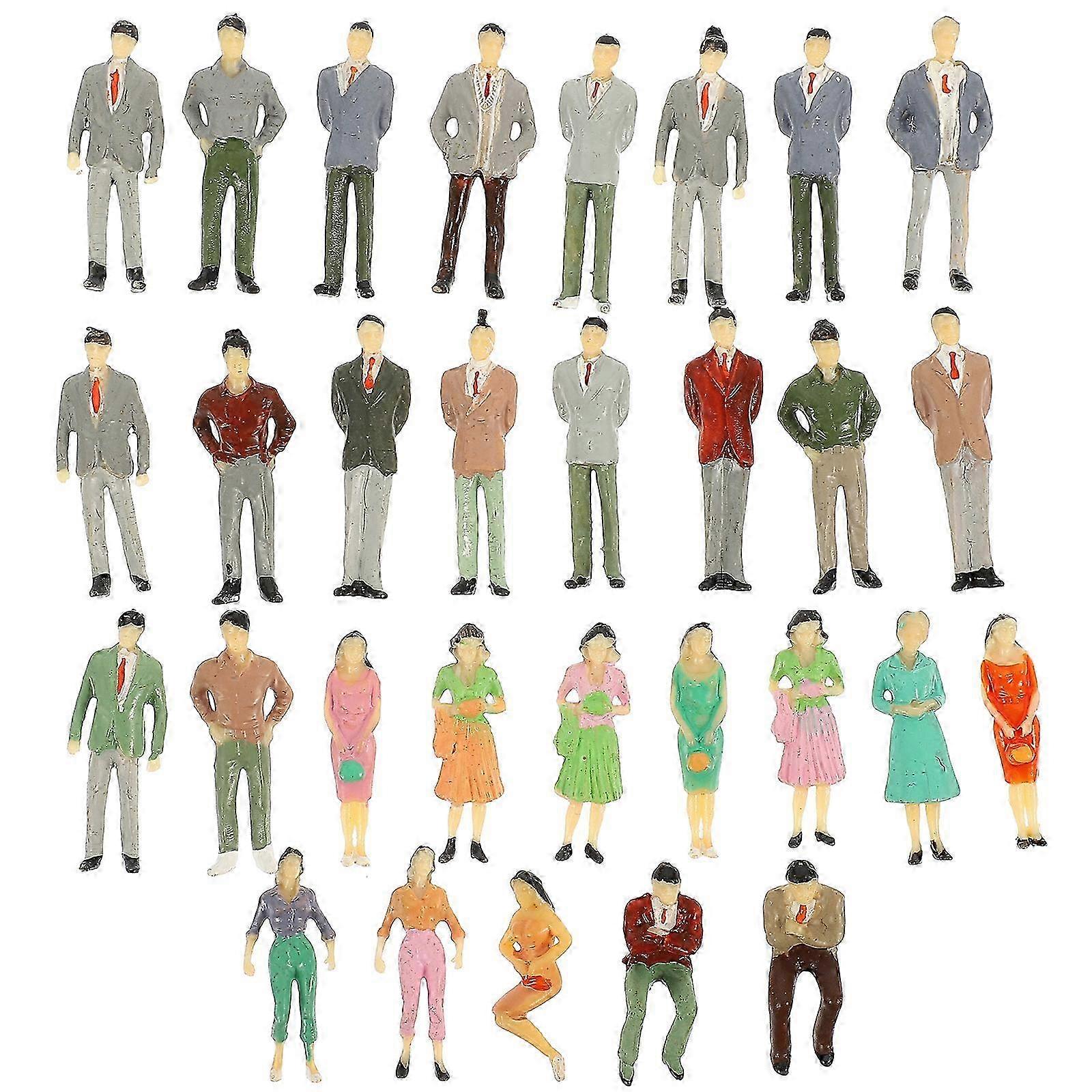 30 figurines miniatures de personnes