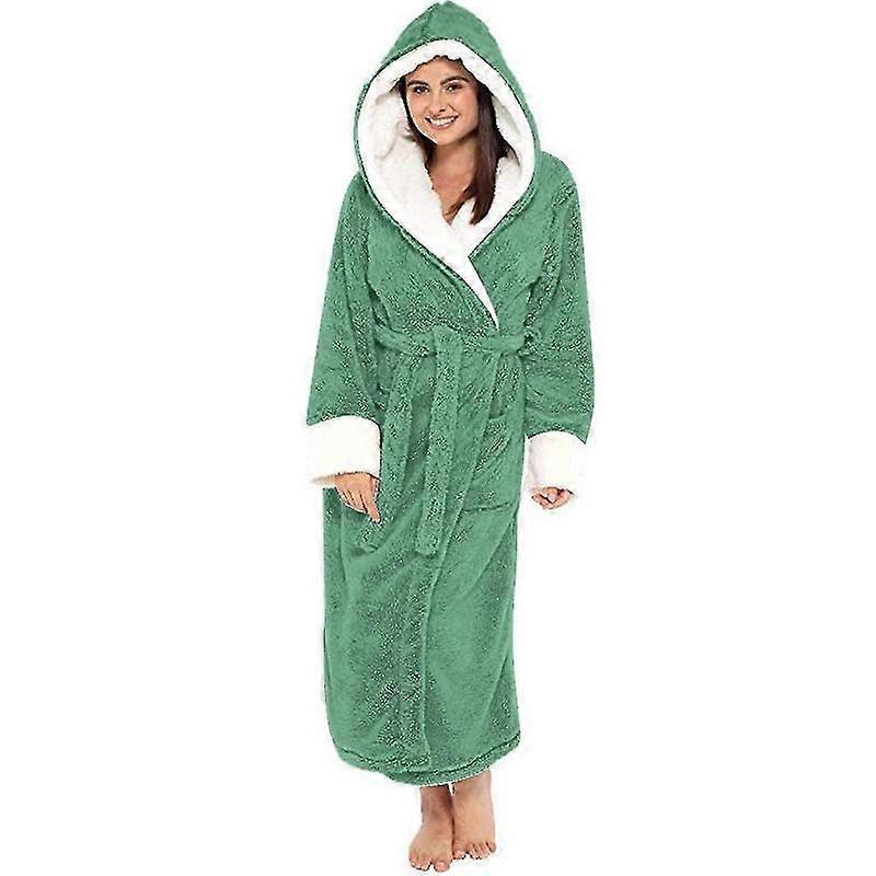 womens fluffy toweling bathrobe dressing gown
