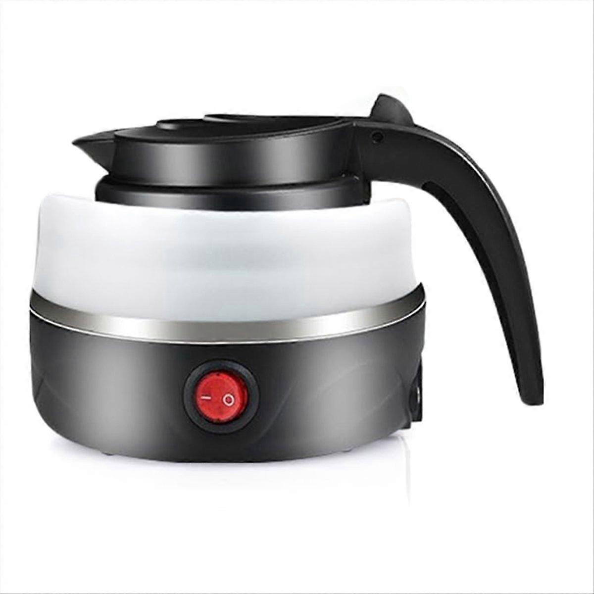 Foldable kettle, 600ml camping kettle with folding cups, EU plug
