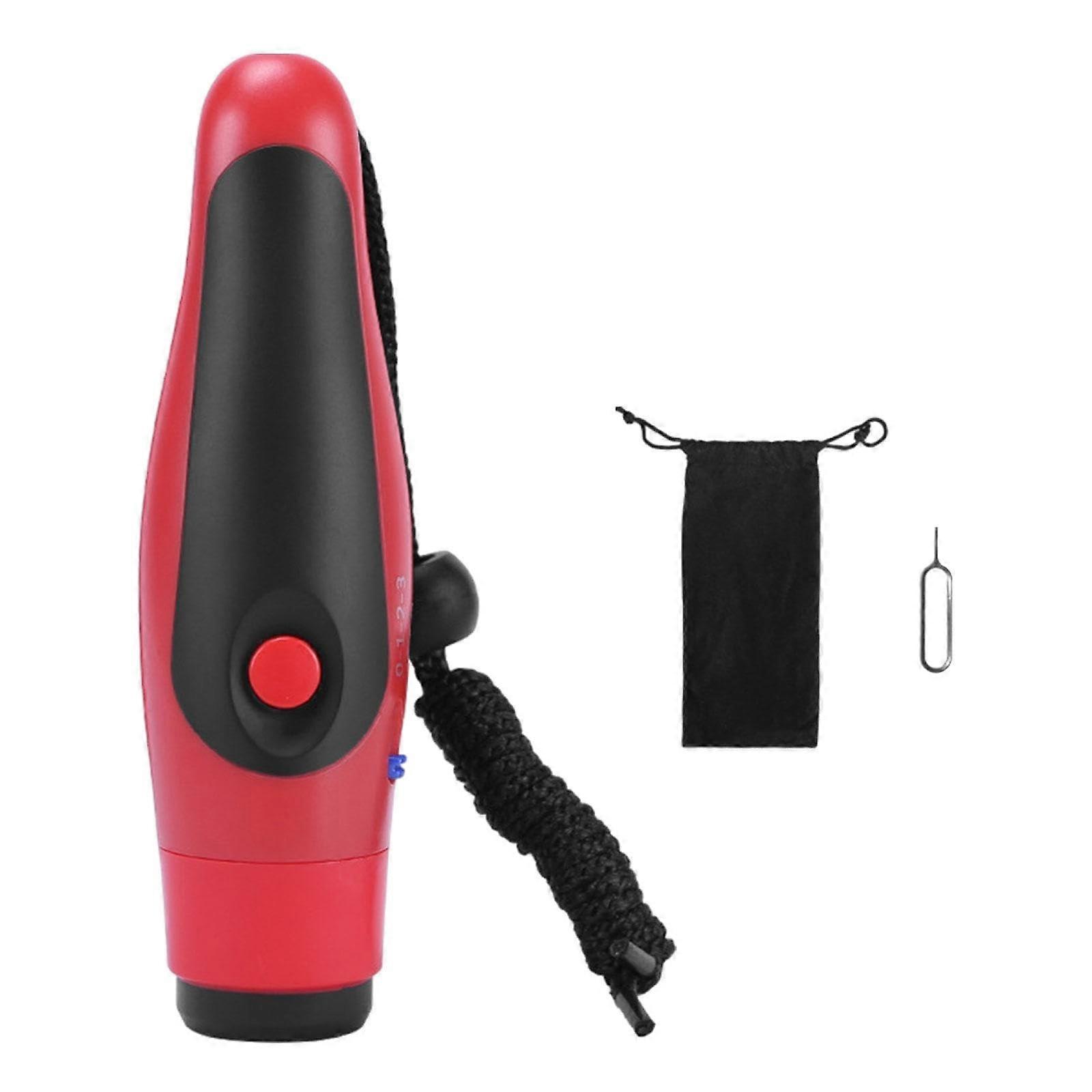 Electronic Whistle with Three Volume Modes for MultiSport Use and Outdoor Emergency Red
