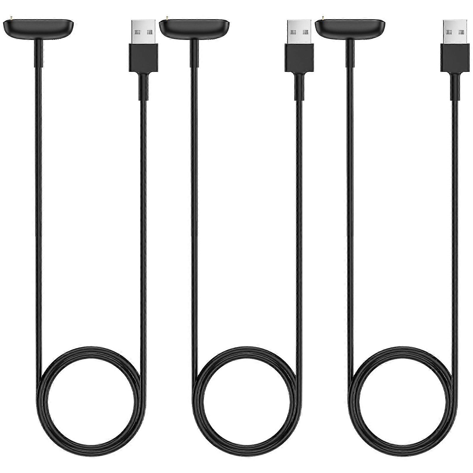 Charger Cord for Fitbit Charge 6 3 Pack Fast Charging USB Replacement Cable 3.3ft