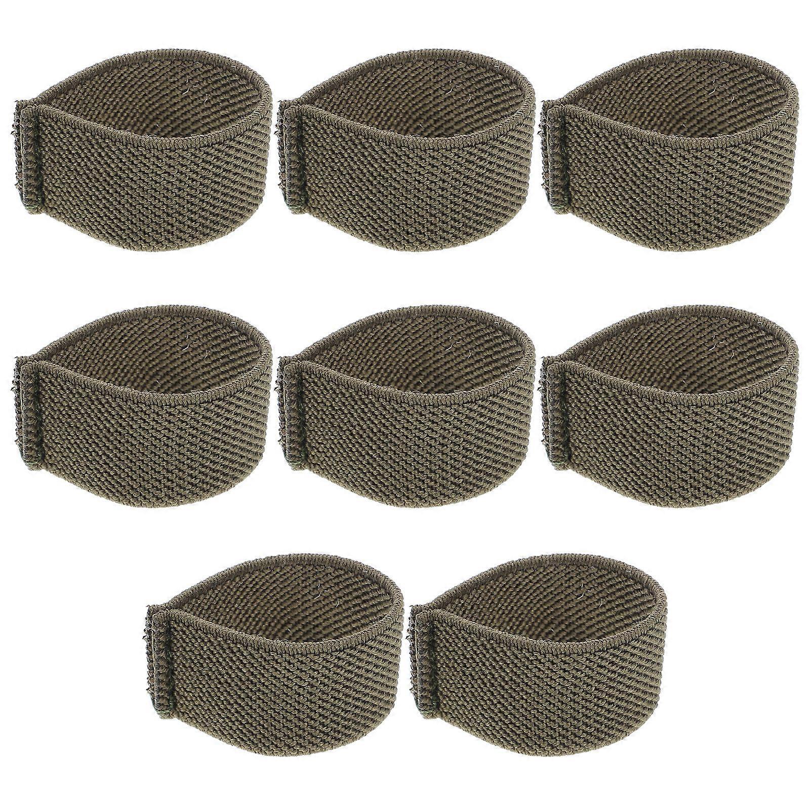Outdoor Use Elastic Belt Keepers Nylon Loop Retainers 8Pcs Set