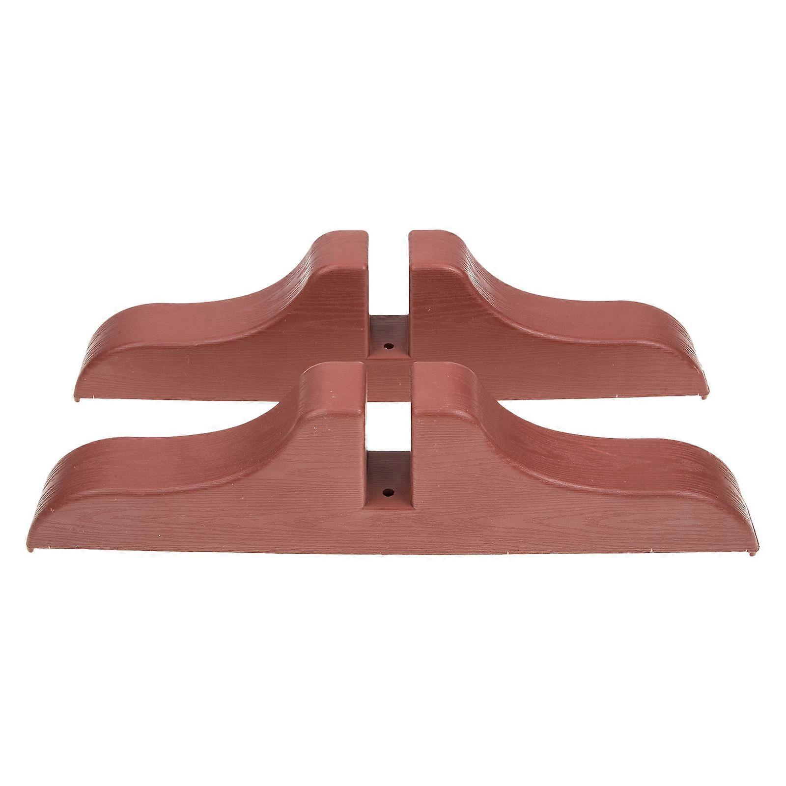 Screen Base Plastic Divider Stand for Household Use 2Pcs Wear-Resistant Brackets