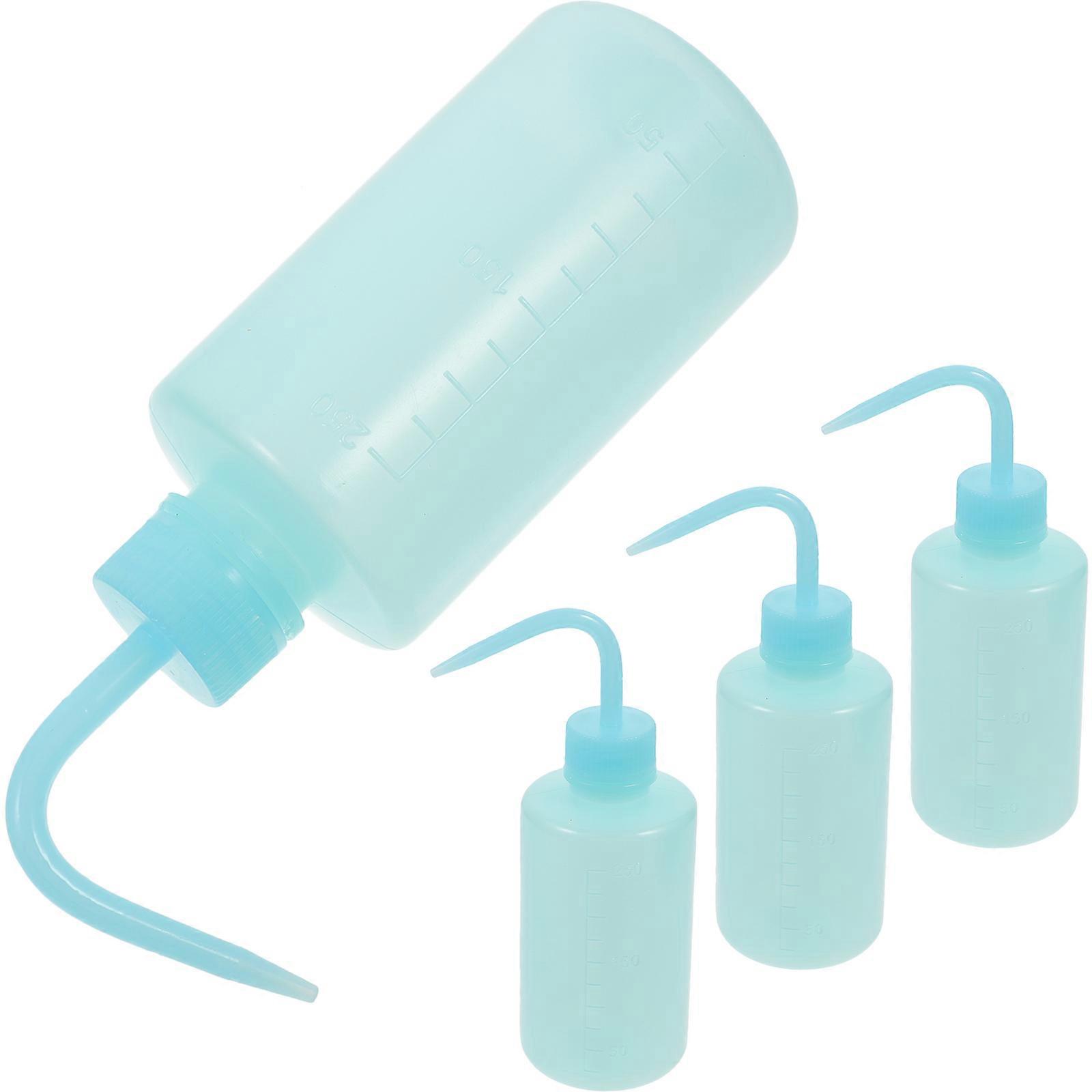 Scale Wash Bottle Plastic Wash Bottle for Testing 16Pcs with Bendable Nozzle