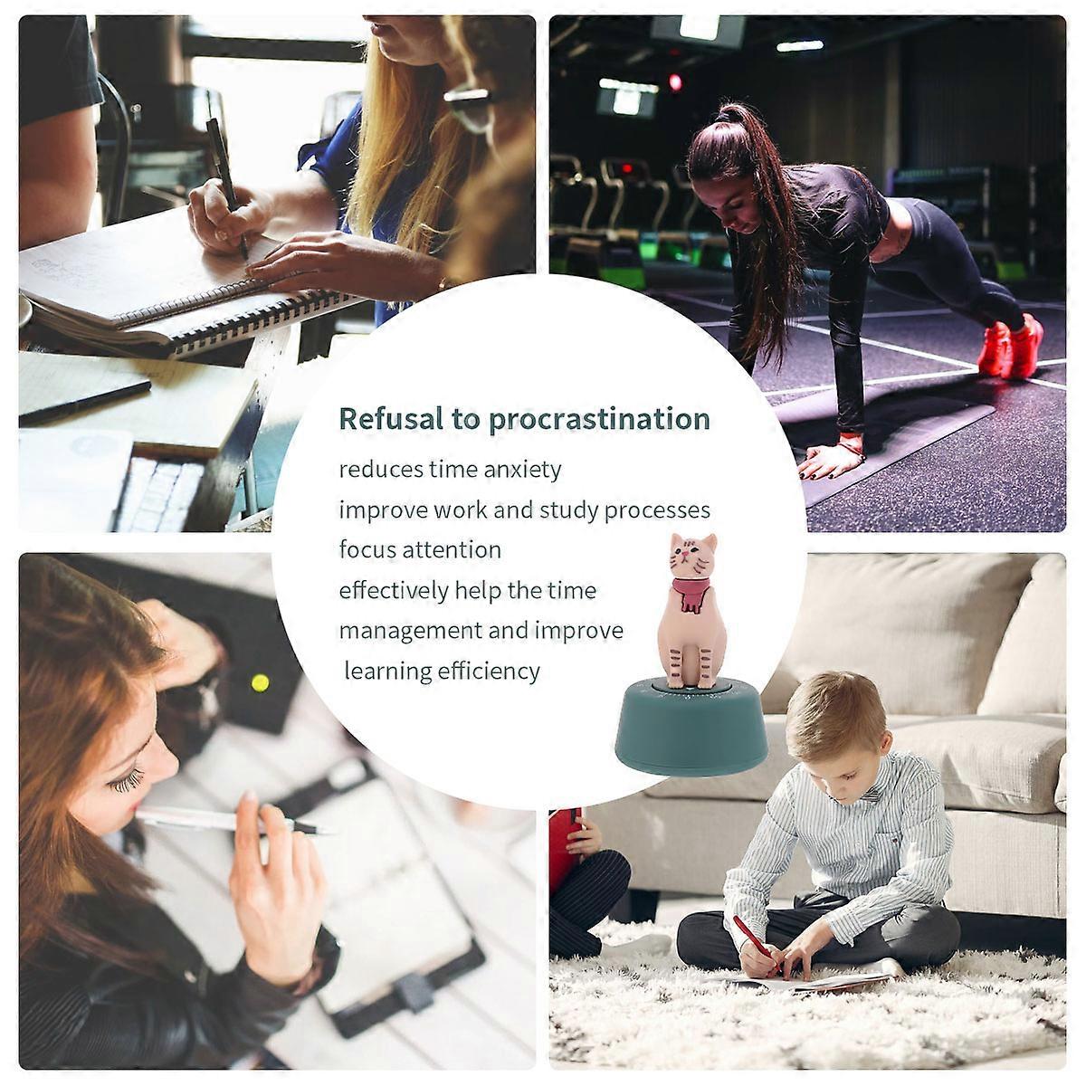 Kitchen Timer Cat Design Mechanical Timer for Time Keeping