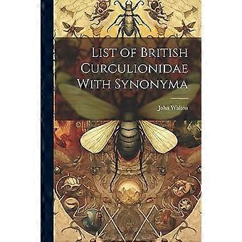 Lista de Curculionidae británicos con Synonyma