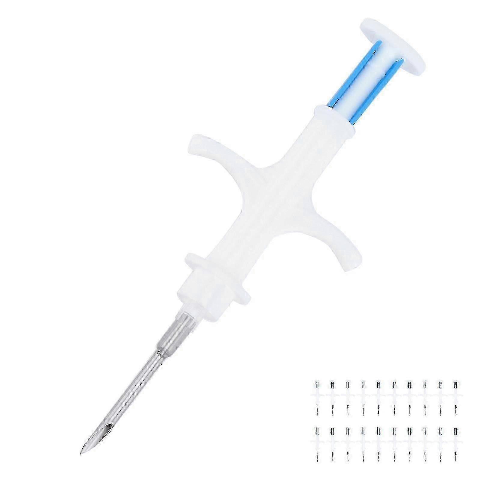 20-Pack RFID Microchips with Syringe for Pets & Livestock