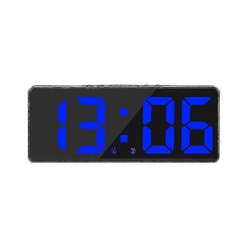 Smart Large Digital Wall Clock App Control Time/date/&sound Activate & Countdown Function Stepless Brightness & Volume Alarm With Snooze Functio