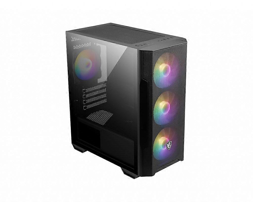 Msi Mag Forge M100R Computergehäuse Micro Tower Schwarz, Transparent