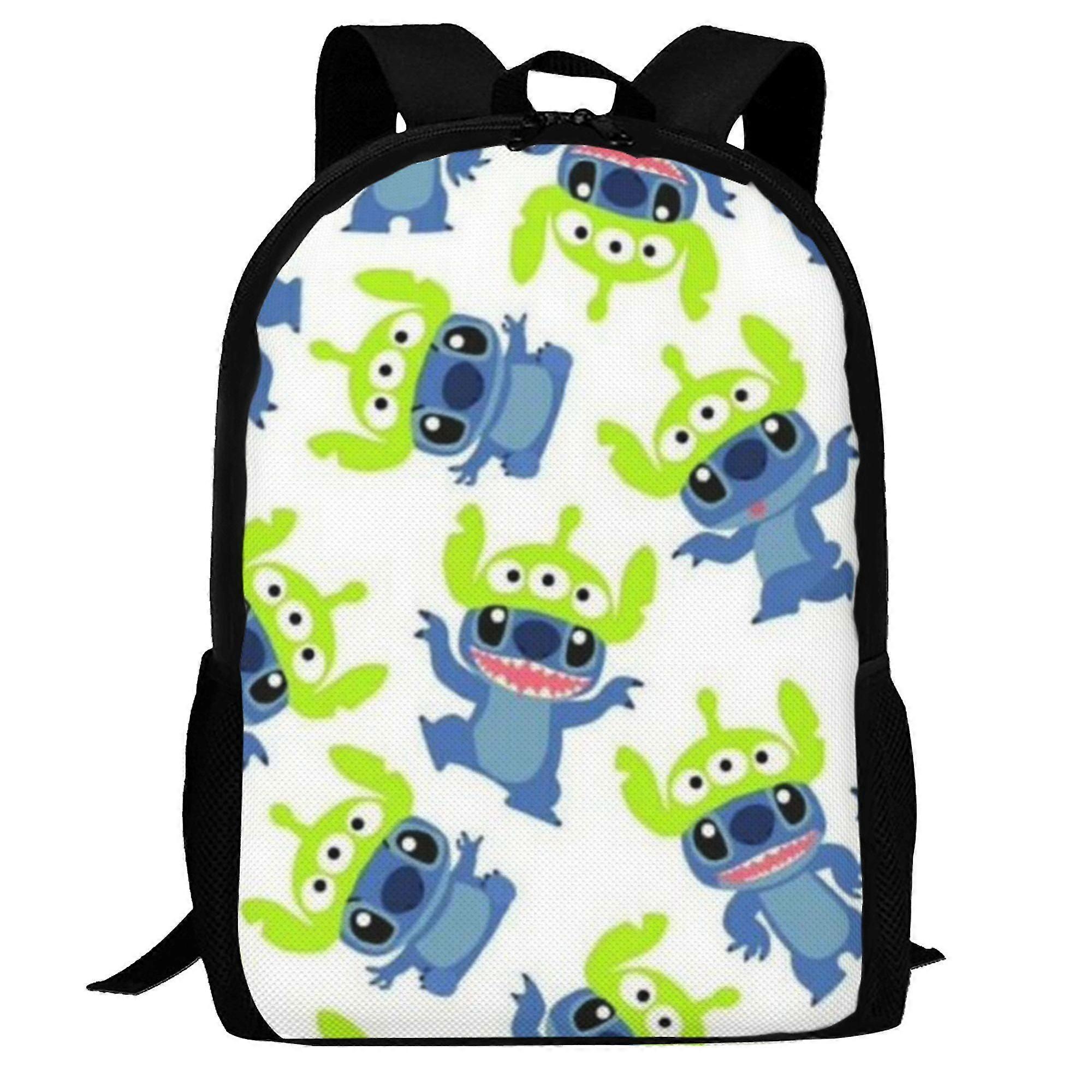 j6349 Lilo & Stitch Backpack for Kids Boys Girls Large Capacity Multifunction School Backpacks Lightweight Sports Travel Laptop Bag Daypack e6349