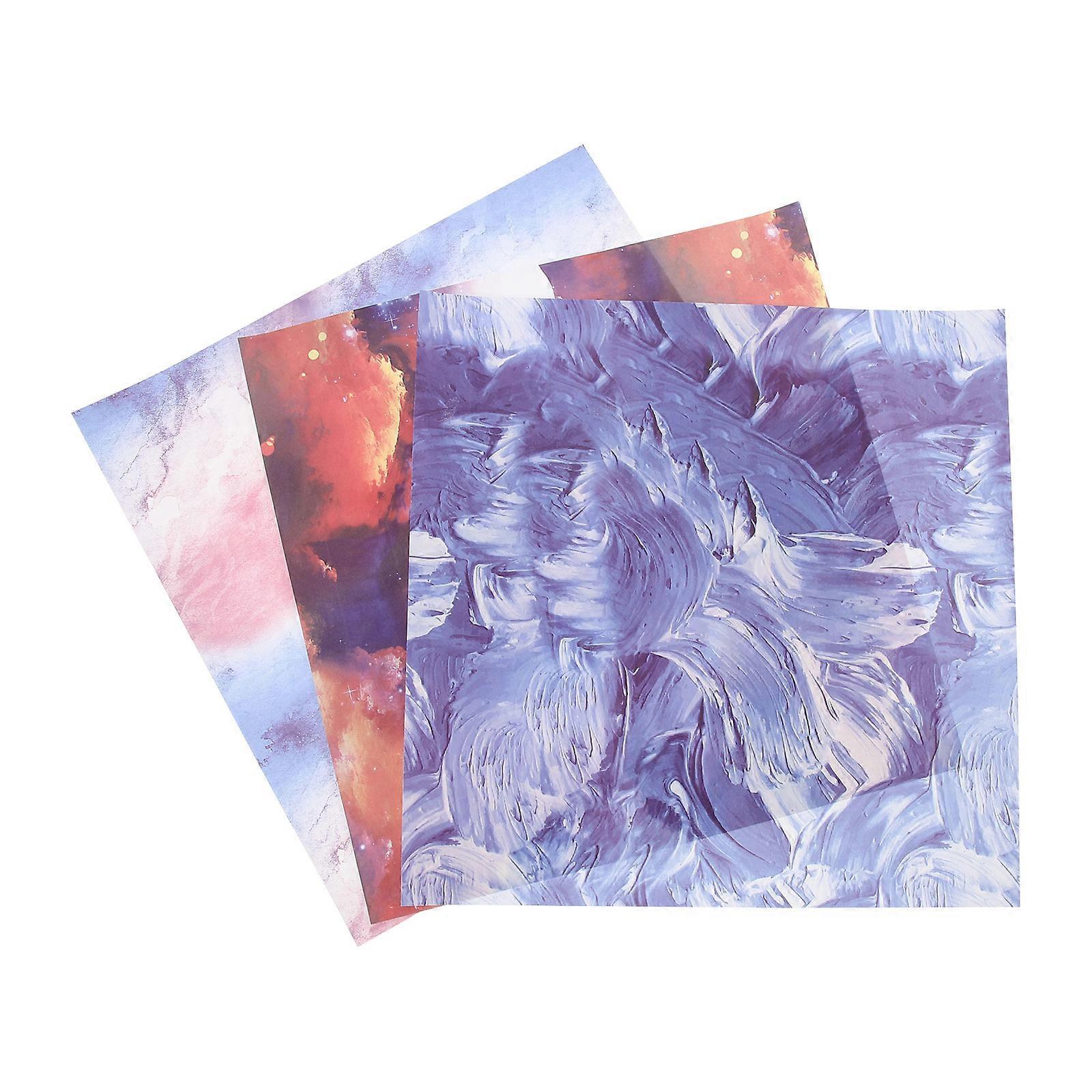 Decorative Transfer Papers Multi-Function Sublimation Sheets for DIY 12Pcs Set