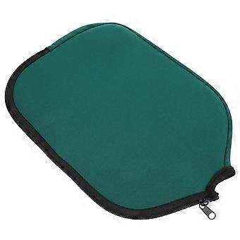 Bat Portable Bag Table Tennis Paddle Case Daily Use Green 30.00X22.50X1.30CM Anti-Scratch 1Set