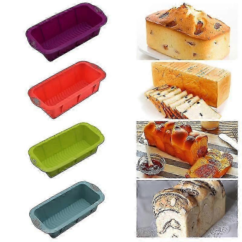Rectangular Toast Bread Cake Silicone Baking Mold DIY Kitchen Supplies Bakeware
