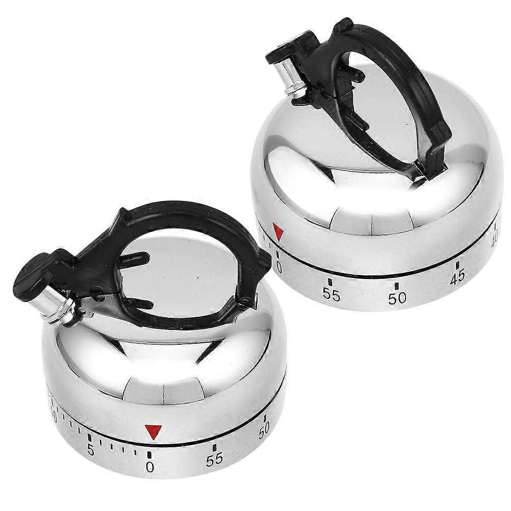 4Pcs Mechanical Kitchen Timer for Cooking Countdown and Time Management