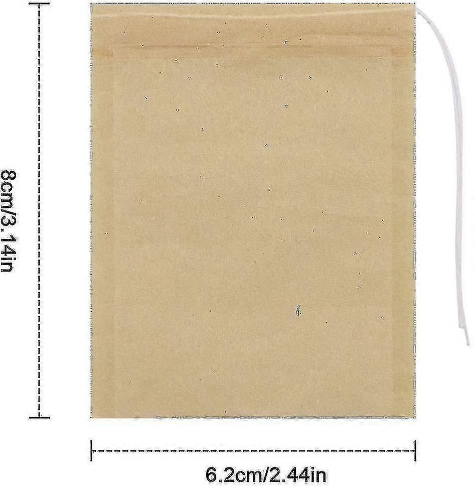 300pcs Disposable Tea Filter Bag With Drawstring