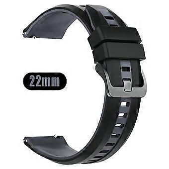Cinturino in silicone da 22 mm per TicWatch GTH2 GTX/GTW, bracciale morbido per TicWatch Pro 2021/3 Ultra LTE GPS S2 E2, cinturino sportivo di ricambio.