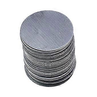 Makeup Tool Silver Round Adhesive Iron Plates for Eyeshadow 200Pcs
