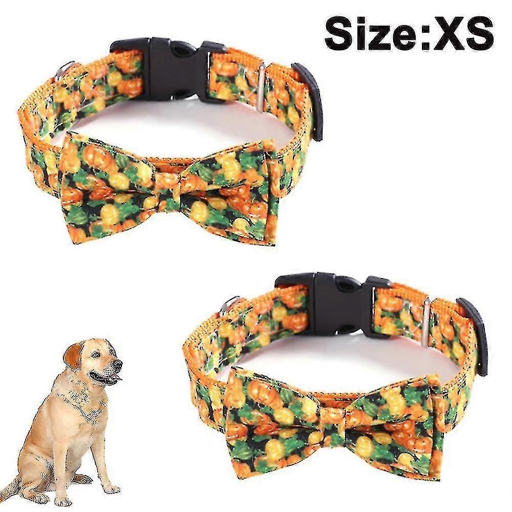 2pcs Cat Collar Breakaway With Bell Cat Collars Adjustable With Buckle