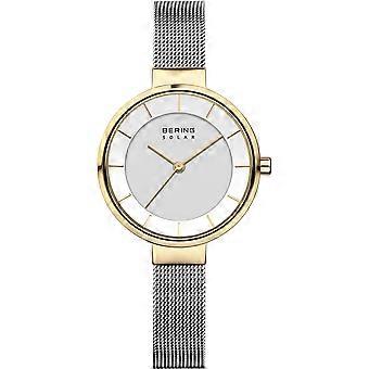 Bering Ladies Watch Wristwatch Solar Gold - 14631-024 Stainless Steel