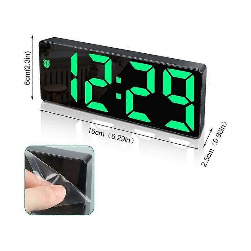 Digital Alarm Clock Large LED Screen With USB Port And Snooze Function