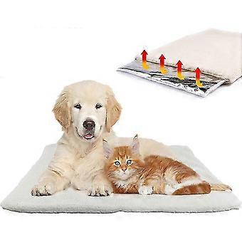 Premium Self-heating Cushion compatible with Cat & Dog Size: 60x45cm Thermal Mat/blanket