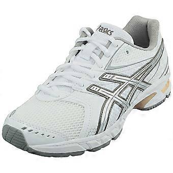 Baskets Asics Gel-DS 14 pour femme, coloris blanc et argent.