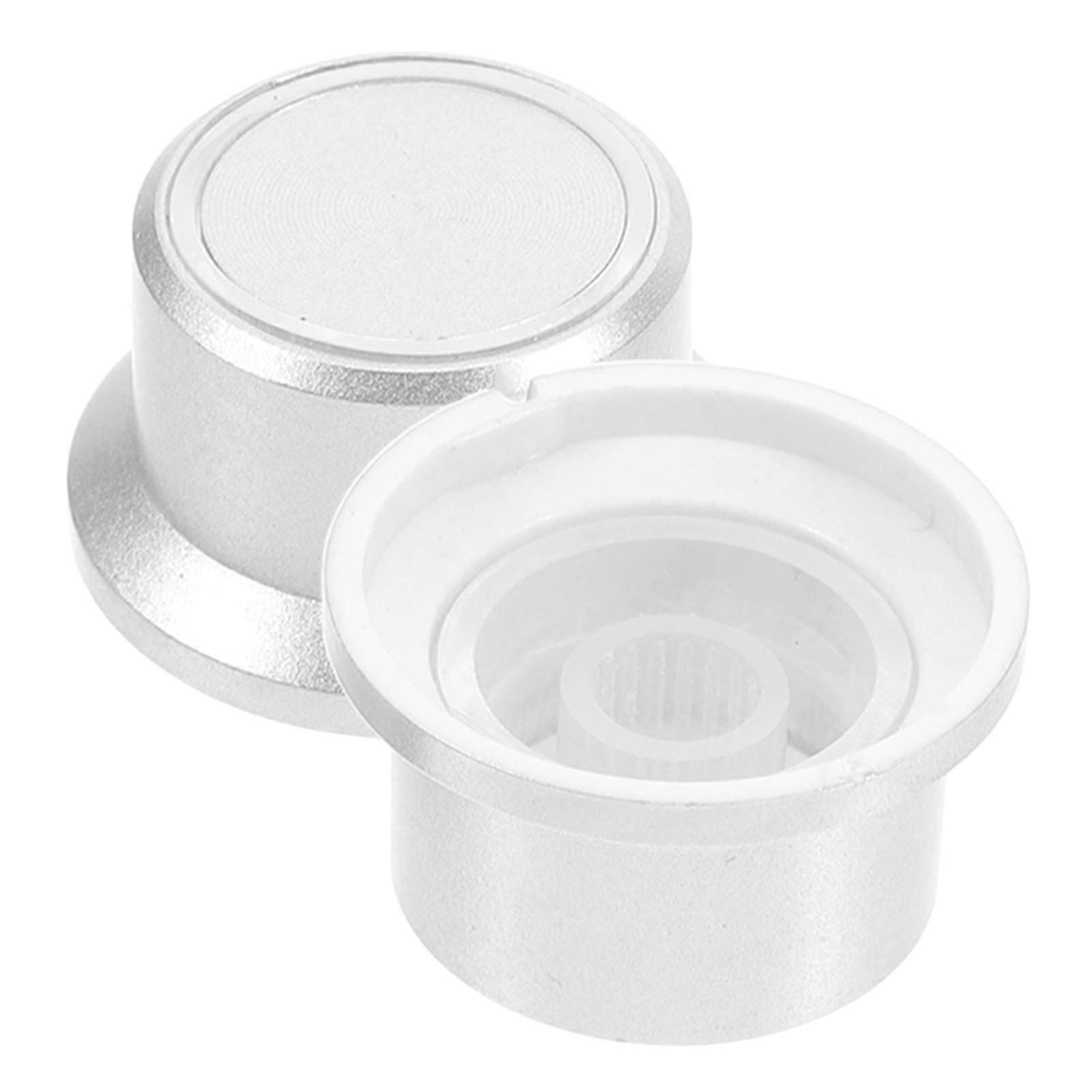 Illuminated Design Control Knobs Transparent For Audio Mixer Amplifier Instrument 25X14Mm 2Set