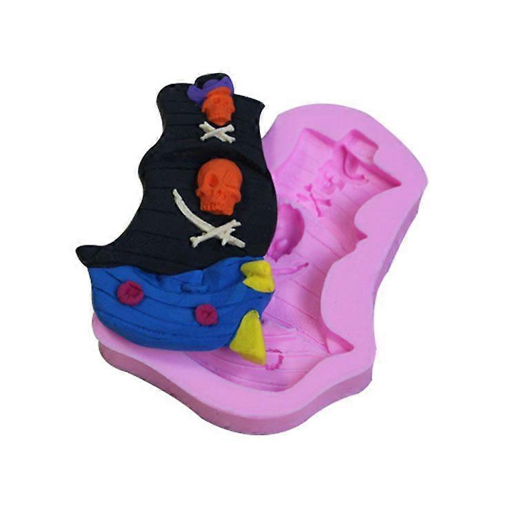 Pirate Sailing Shape Chocolate Mold - 1PC