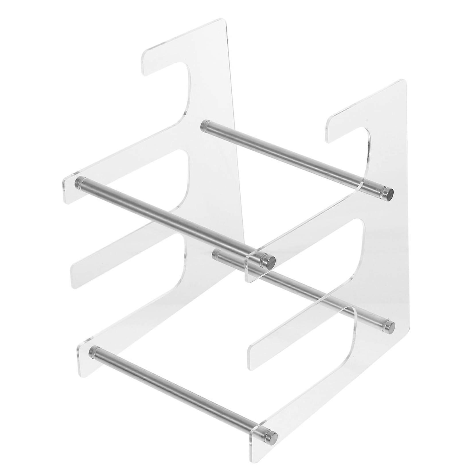 Clear Acrylic Keyboard Display Stand MultiTier for Mechanical Keyboards, SpaceSaving