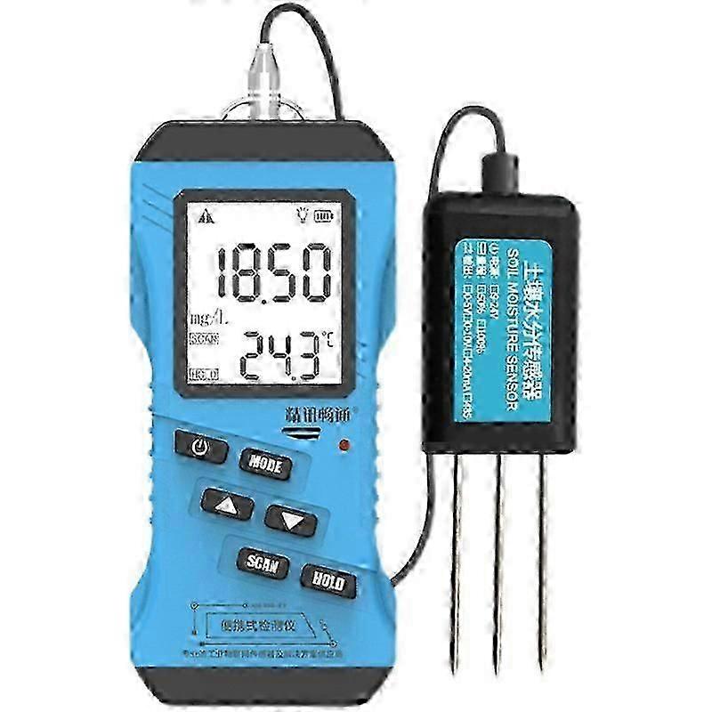 Multi-Function Soil pH Meter with EC, Temperature, Humidity, and NPK Measurement