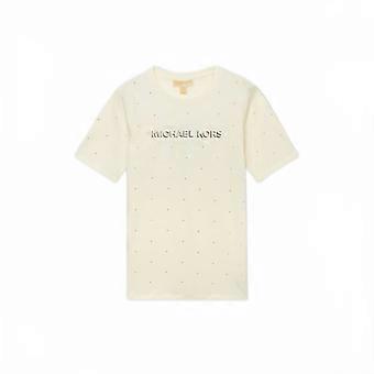 Michael Kors Camisetas Mt6524y97j Classic Mk Stud Tee