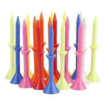 50x Golf Tees Plastic 3.25 Inch Long Golf Tees Unbreakable Colored Golf Tees