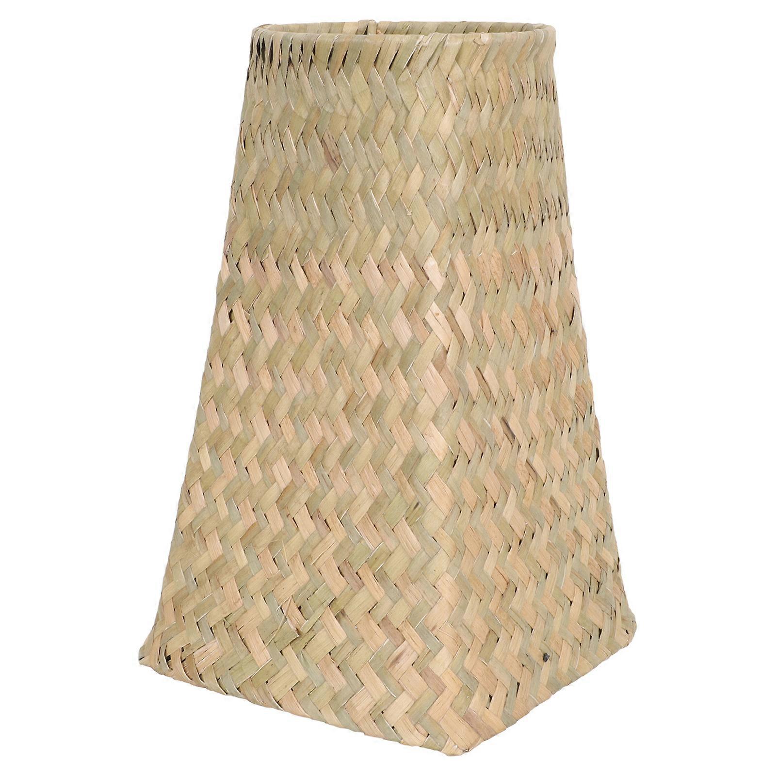 Pen Accessory Straw Braid Decorative Flower Pot for Storage