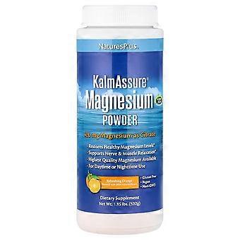 NaturesPlus, KalmAssure®, Magnesium Powder, Refreshing Orange, 1.15 lbs (522 g)