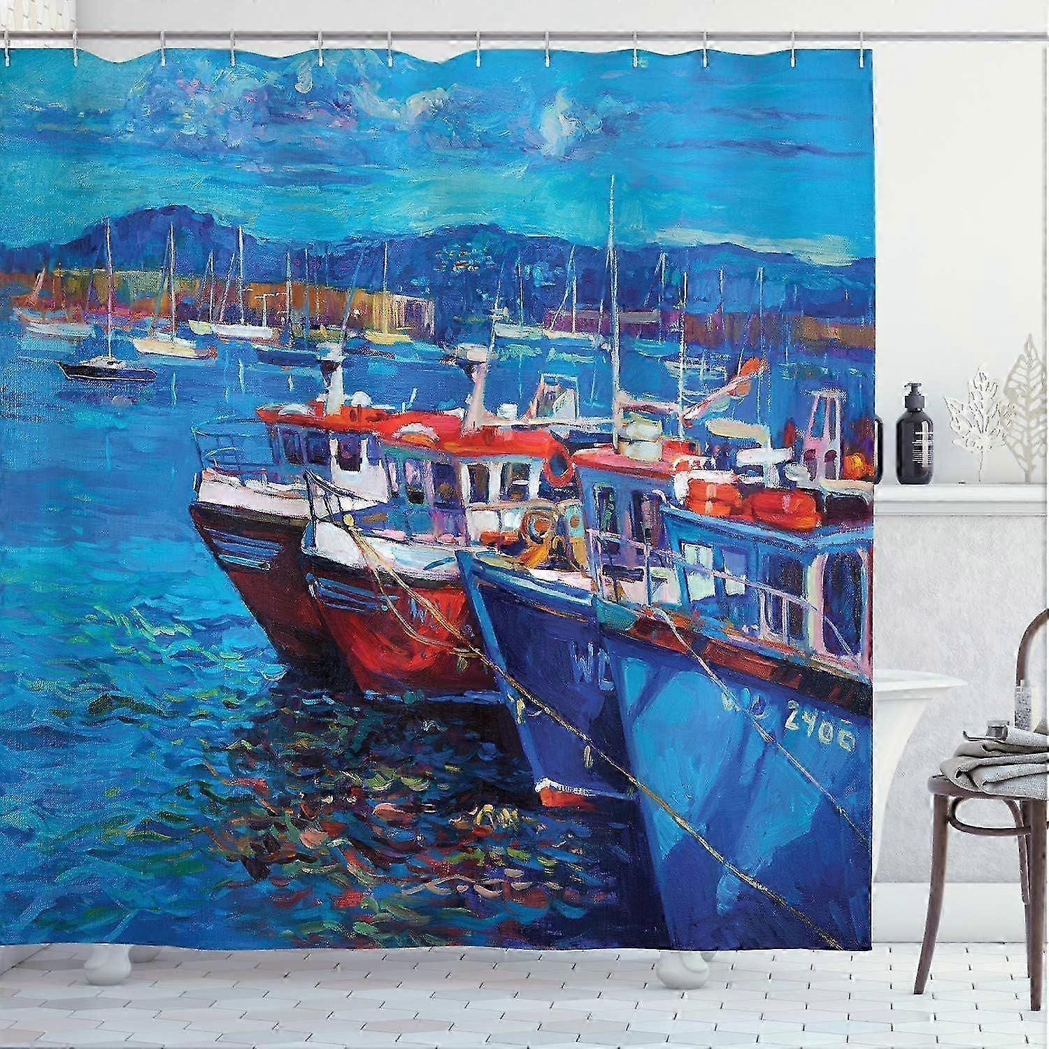 Premium Polyester Shower Curtain