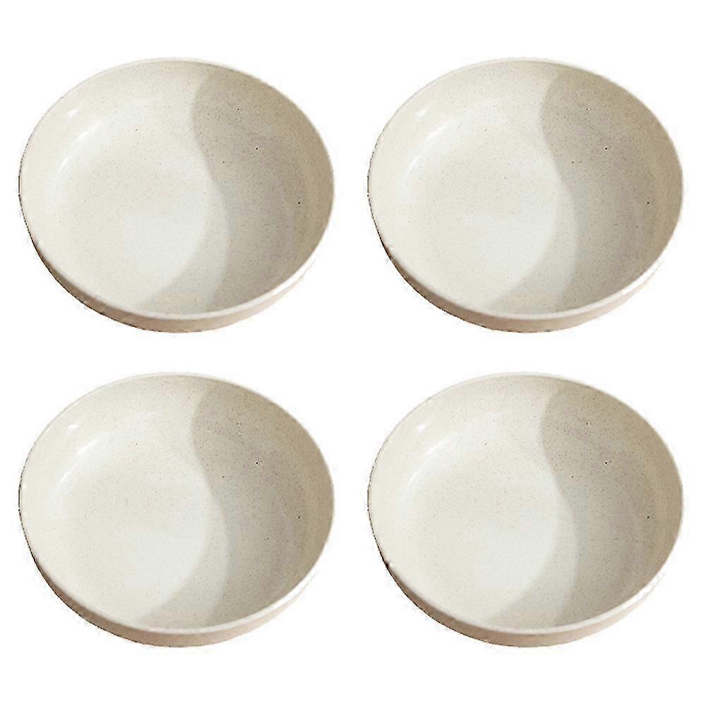 Eco Wheat Straw Stackable Dining Plates