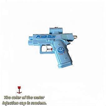 Double Sided Water Gun Reusable One Handed for Outdoor Party Games