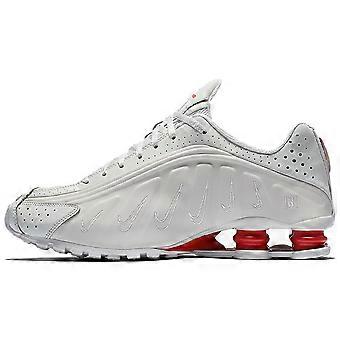 Nike x Neymar Shox R4 Bequeme Laufschuhe aus Synthetikleder, niedrig geschnitten, Unisex, Weiß, BV1387-002