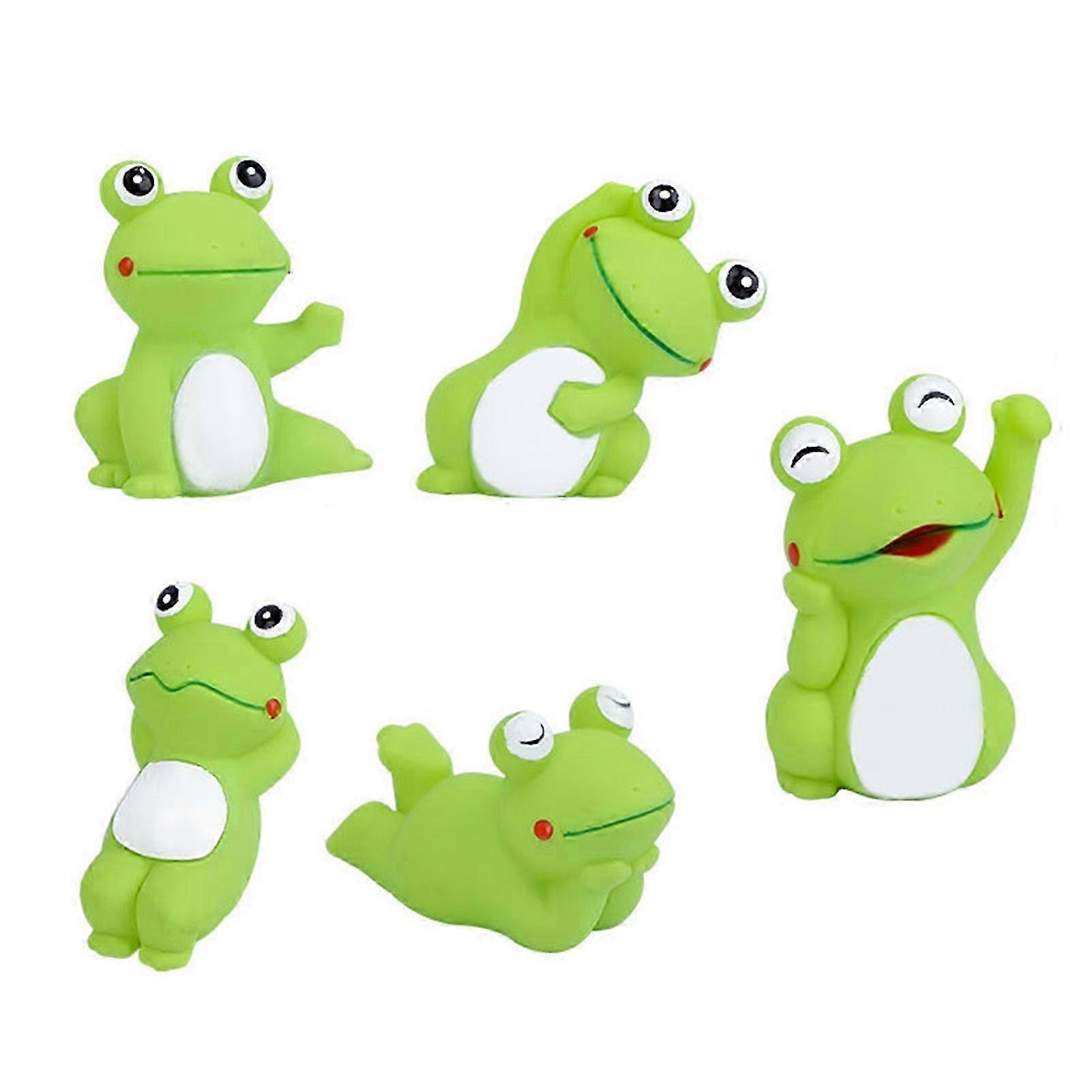 Bite-Resistant Squeaky Frog Toys