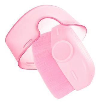 Pink Foundation Brush for Makeup with Protective Cover High-Density Makeup Tool